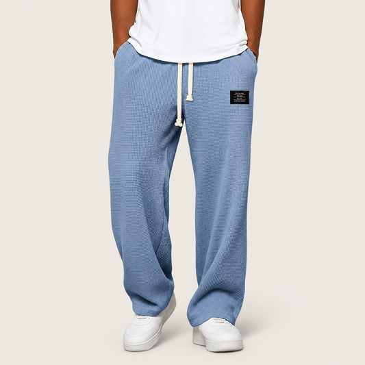 Arvon - Weitbeinige Hose mit verstellbarem Bund