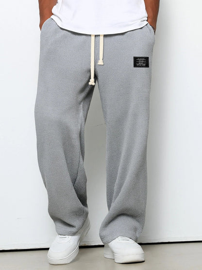 Arvon - Weitbeinige Hose mit verstellbarem Bund