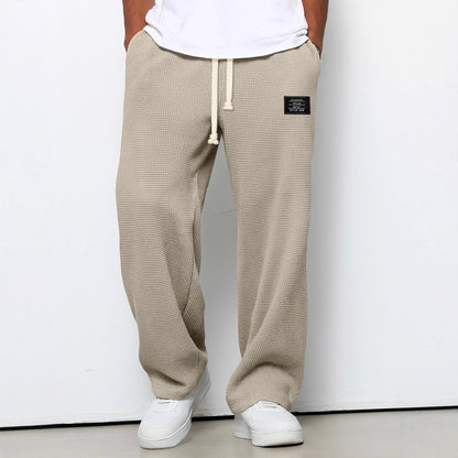 Arvon - Weitbeinige Hose mit verstellbarem Bund