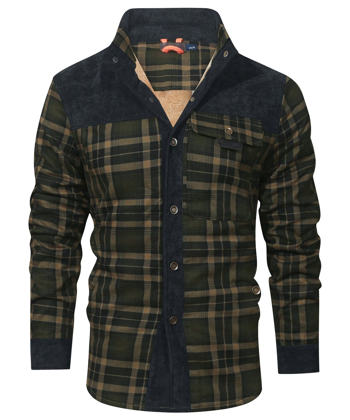 Myles - Gefütterte Karo-Flanelljacke