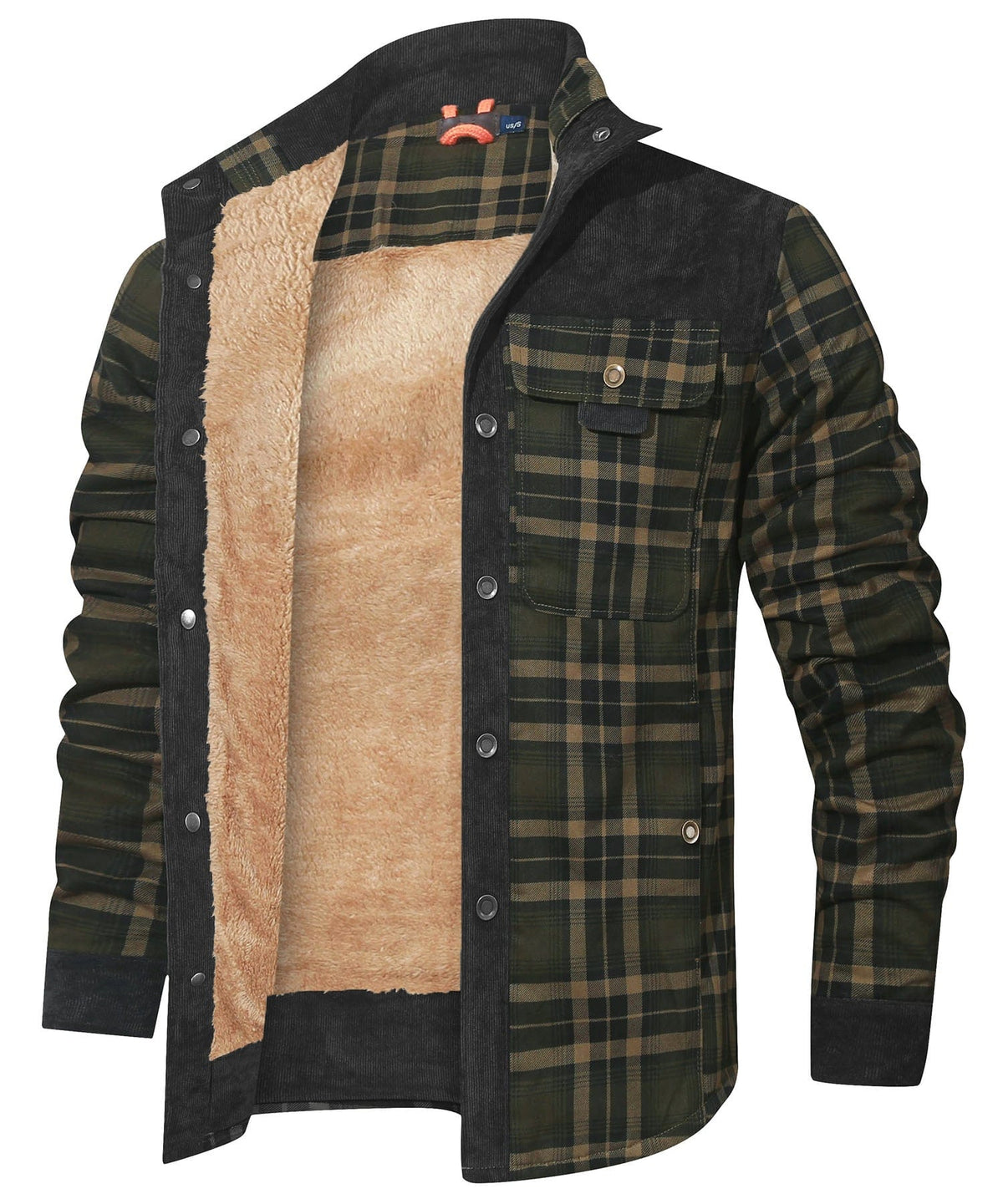 Myles - Gefütterte Karo-Flanelljacke