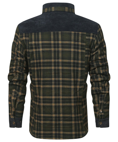 Myles - Gefütterte Karo-Flanelljacke