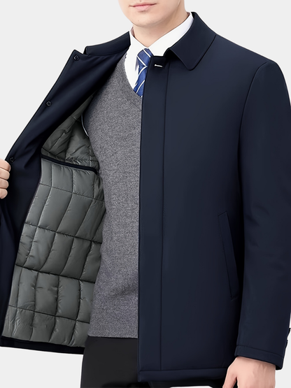Ravion - Gewebte Herrenjacke mit Revers
