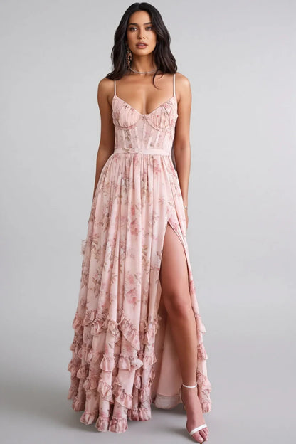Isabelle - A-Linien-Kleid mit Schlitz