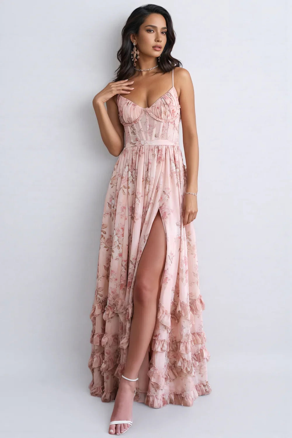 Isabelle - A-Linien-Kleid mit Schlitz