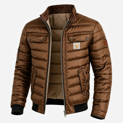 Calden - Vintage Übergangsjacke mit Stehkragen