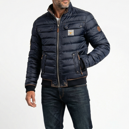Calden - Vintage Übergangsjacke mit Stehkragen