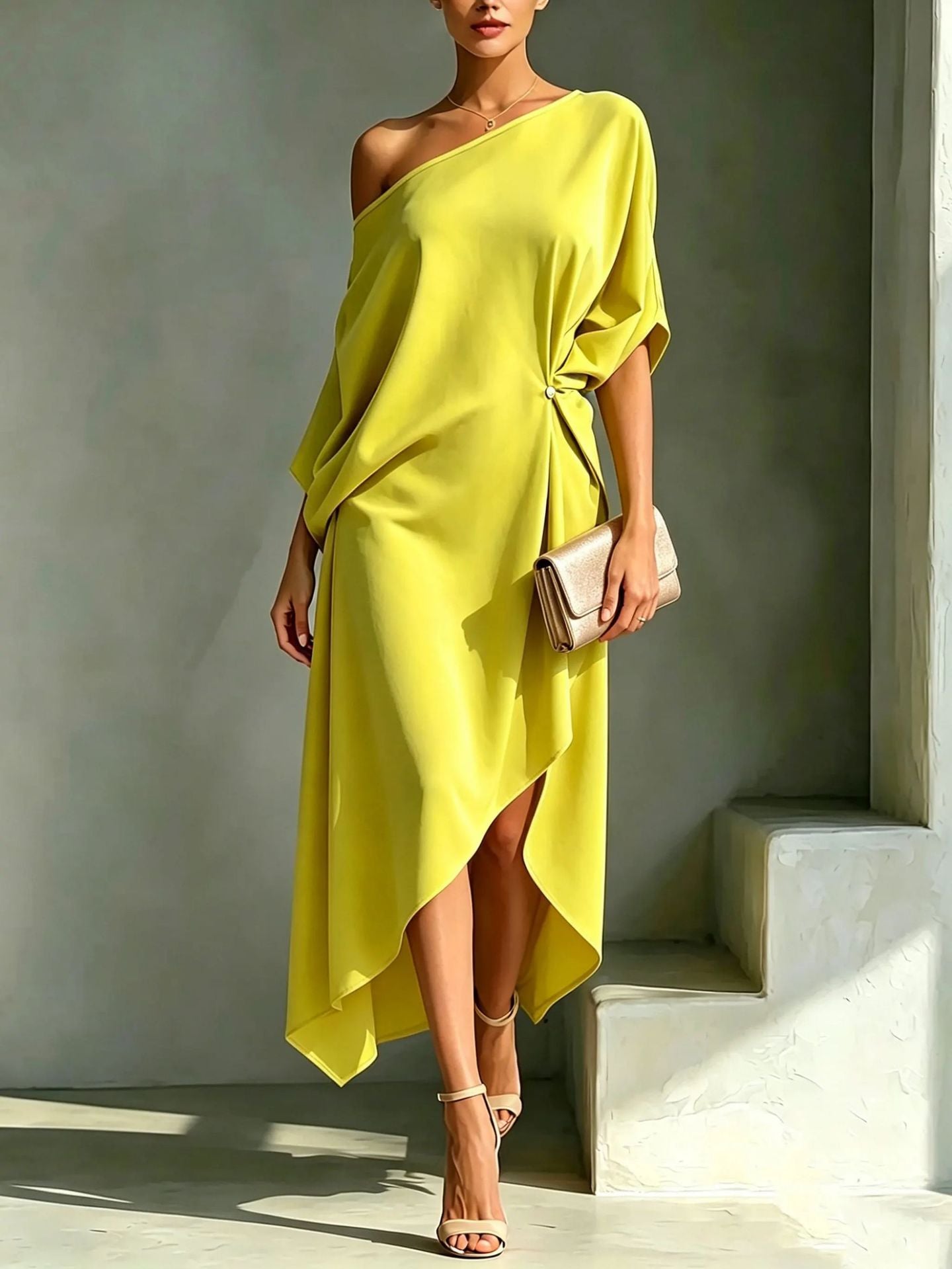 Camila - Asymmetrisches Abendkleid