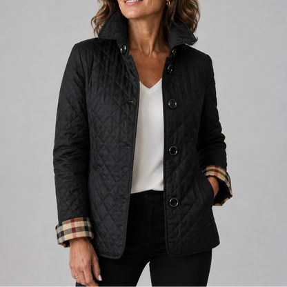 Effie - Rautensteppjacke mit Stehkragen