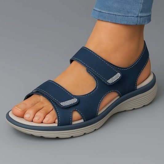 Corvella - Gepolsterte Klettsandalen