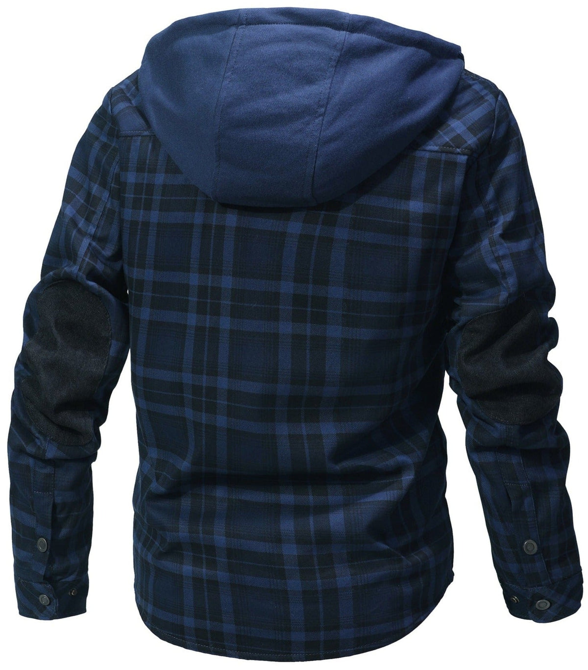 James - Gefütterte Flanelljacke mit Kapuze