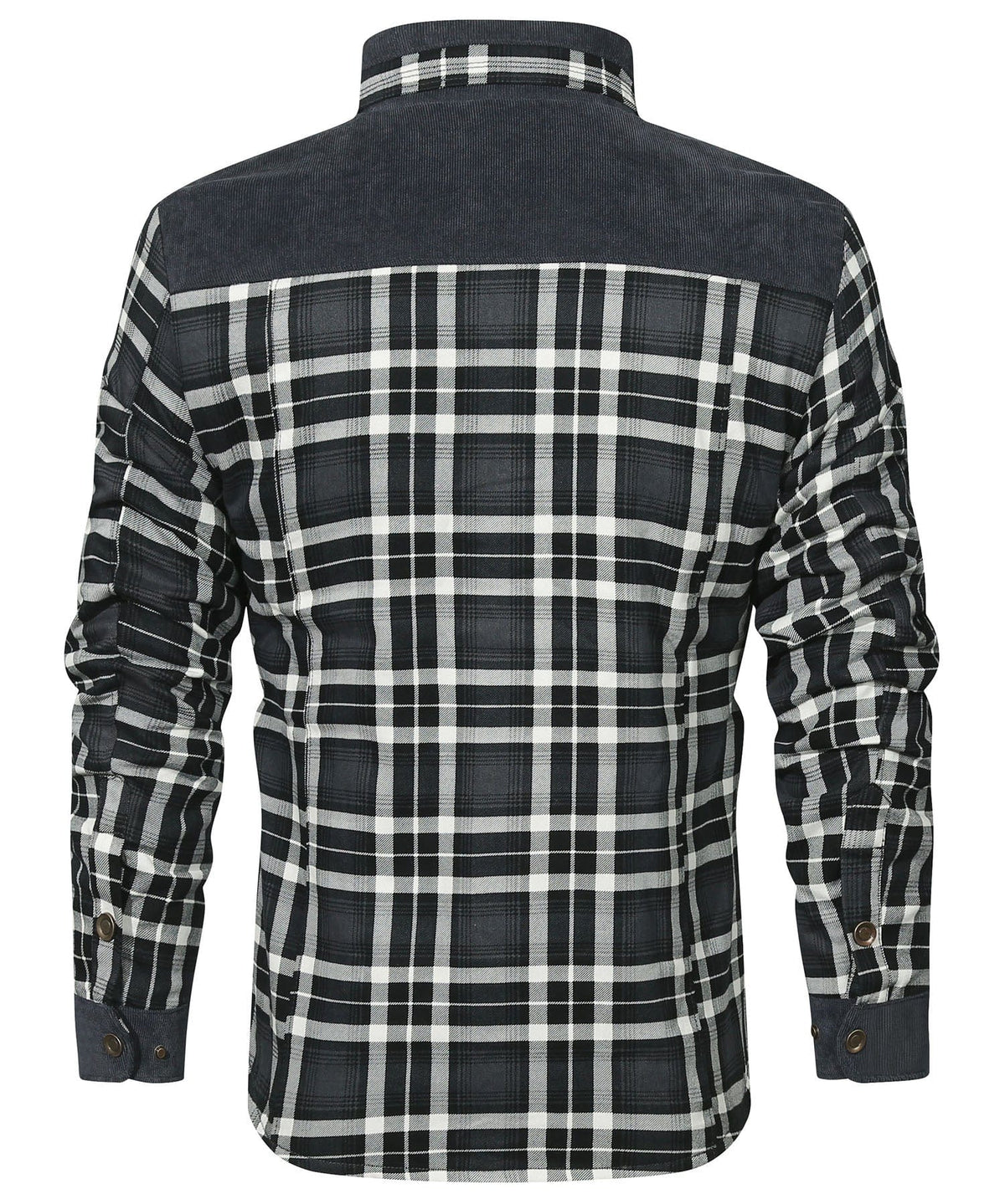 Myles - Gefütterte Karo-Flanelljacke