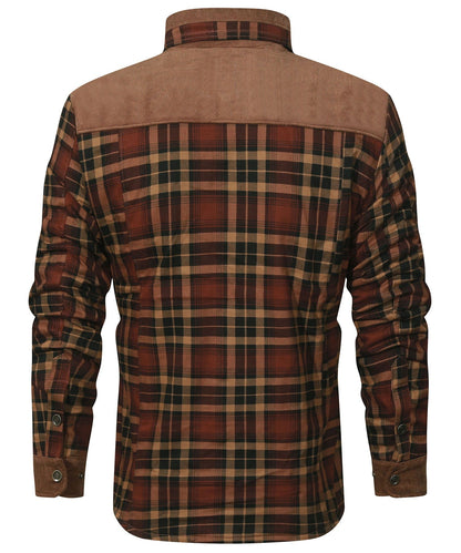 Myles - Gefütterte Karo-Flanelljacke