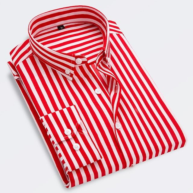 Ervino - Slim-Fit Streifenhemd aus Baumwolle