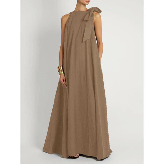 Fiorena - Maxikleid mit Schulter-Schleife