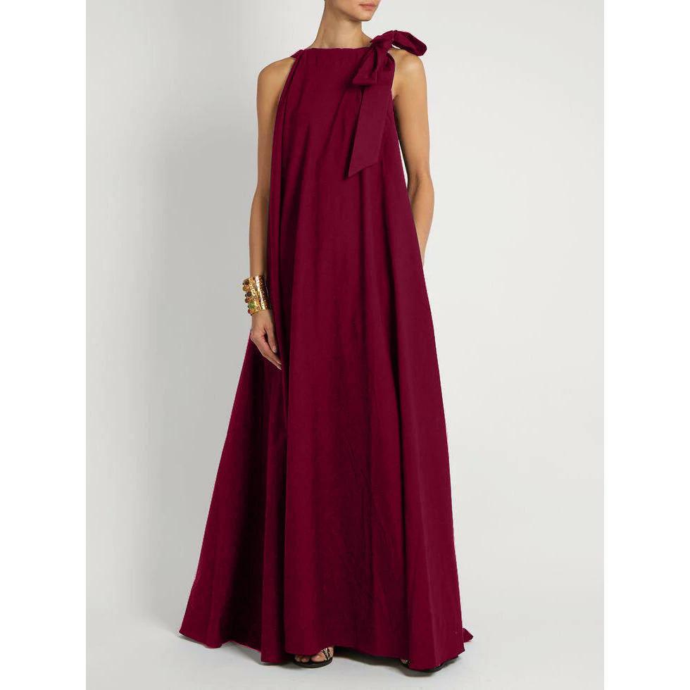 Fiorena - Maxikleid mit Schulter-Schleife