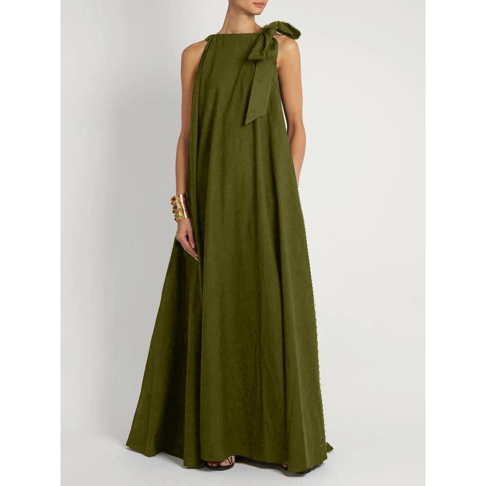 Fiorena - Maxikleid mit Schulter-Schleife