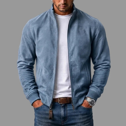 Fredric - Wildleder-Blouson mit Rippbündchen