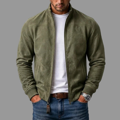 Fredric - Wildleder-Blouson mit Rippbündchen
