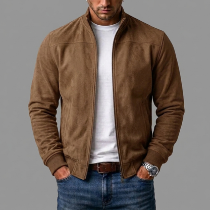 Fredric - Wildleder-Blouson mit Rippbündchen