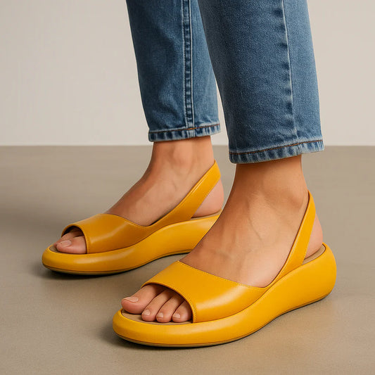 Gena - Slingback-Sandalen mit offener Zehenpartie