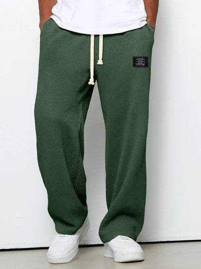 Arvon - Weitbeinige Hose mit verstellbarem Bund