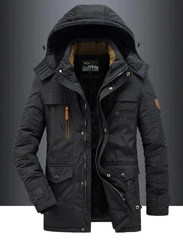 Ian - Wetterfeste Winterjacke mit Kapuze