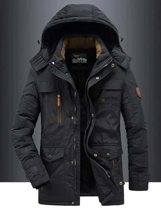Ian - Wetterfeste Winterjacke mit Kapuze