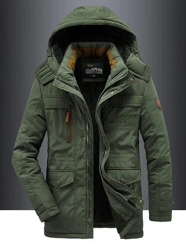 Ian - Wetterfeste Winterjacke mit Kapuze