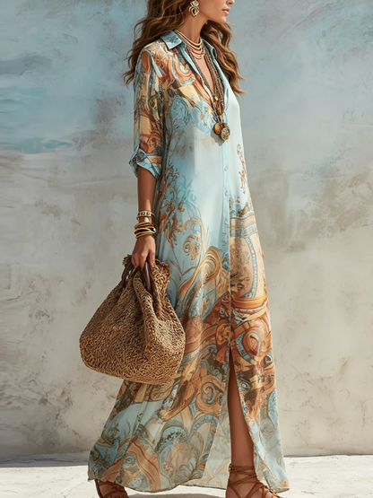 Ina - Bedrucktes Hemdkleid