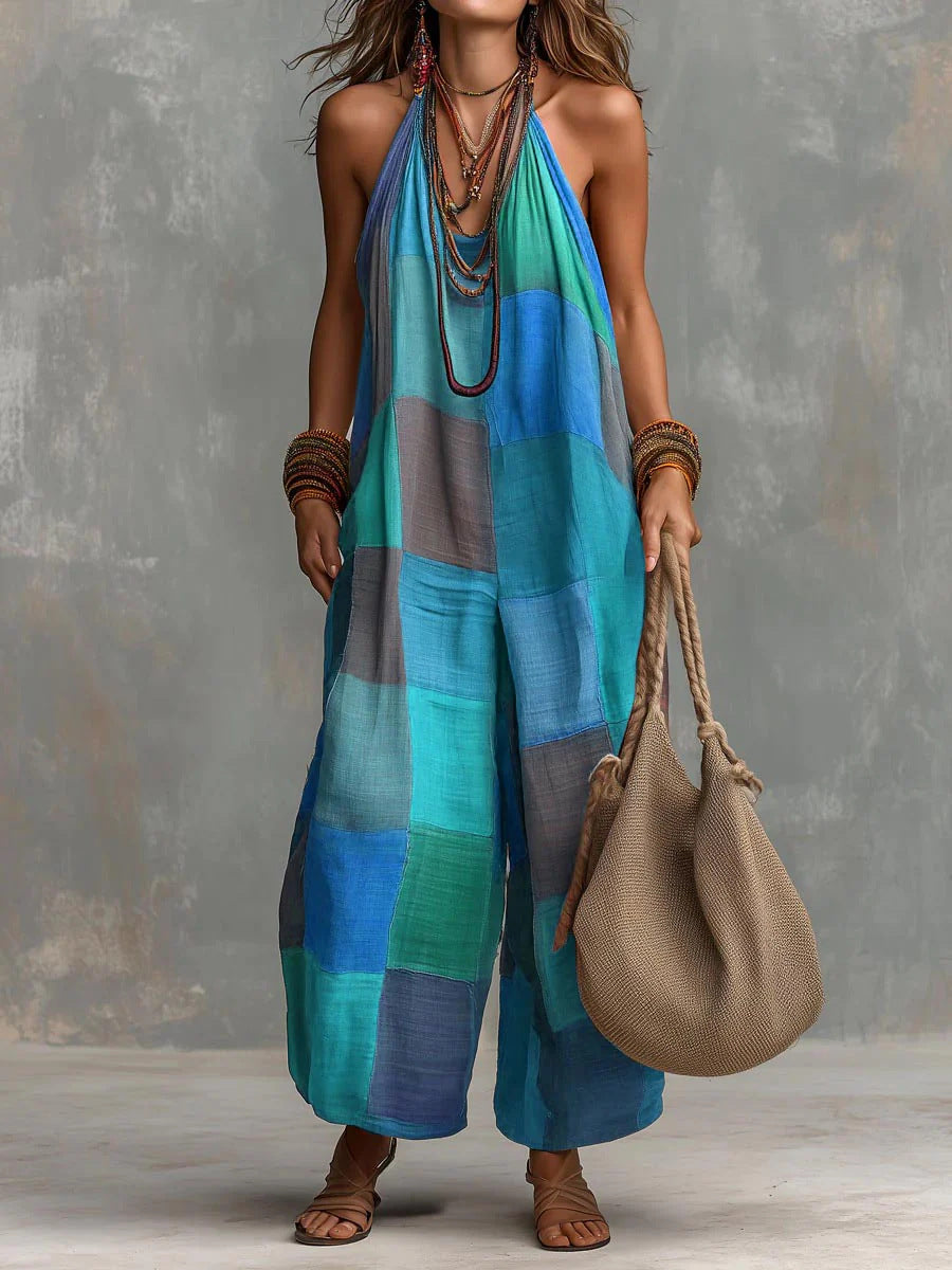 Inez - Luftiger Patchwork-Overall