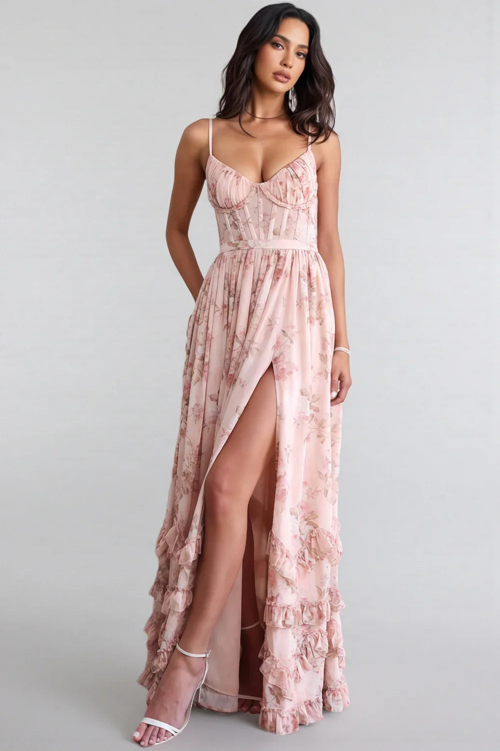 Isabelle - A-Linien-Kleid mit Schlitz