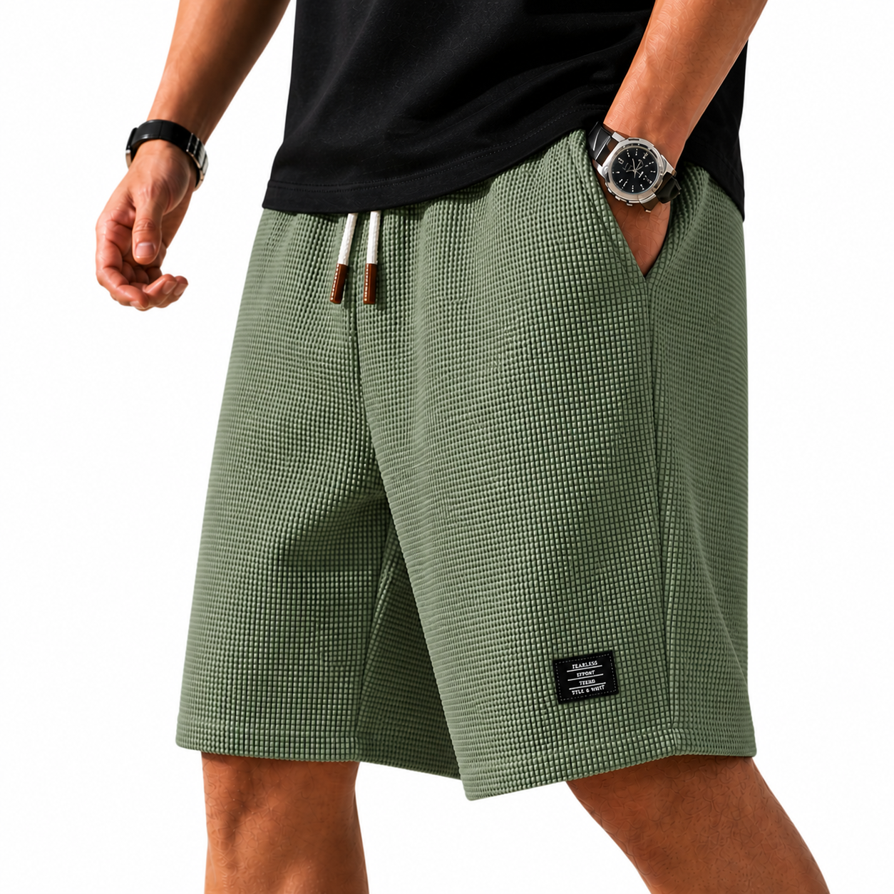 Jerrold - Leichte Shorts mit Kordelzug