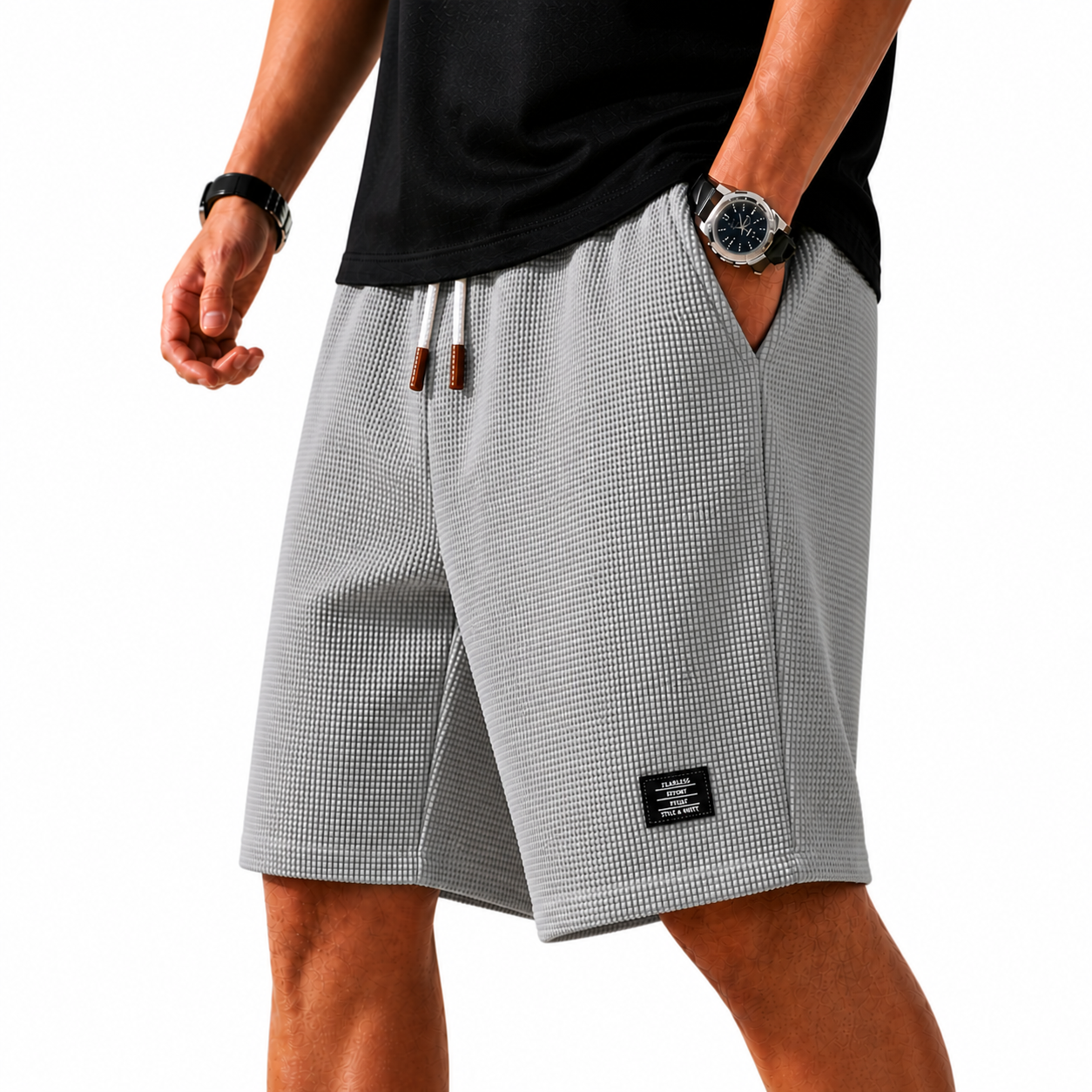 Jerrold - Leichte Shorts mit Kordelzug