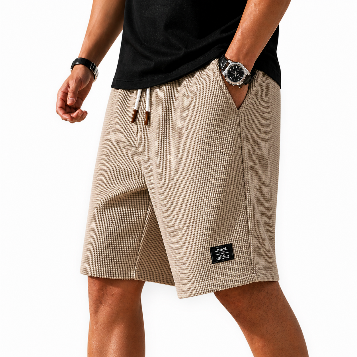 Jerrold - Leichte Shorts mit Kordelzug