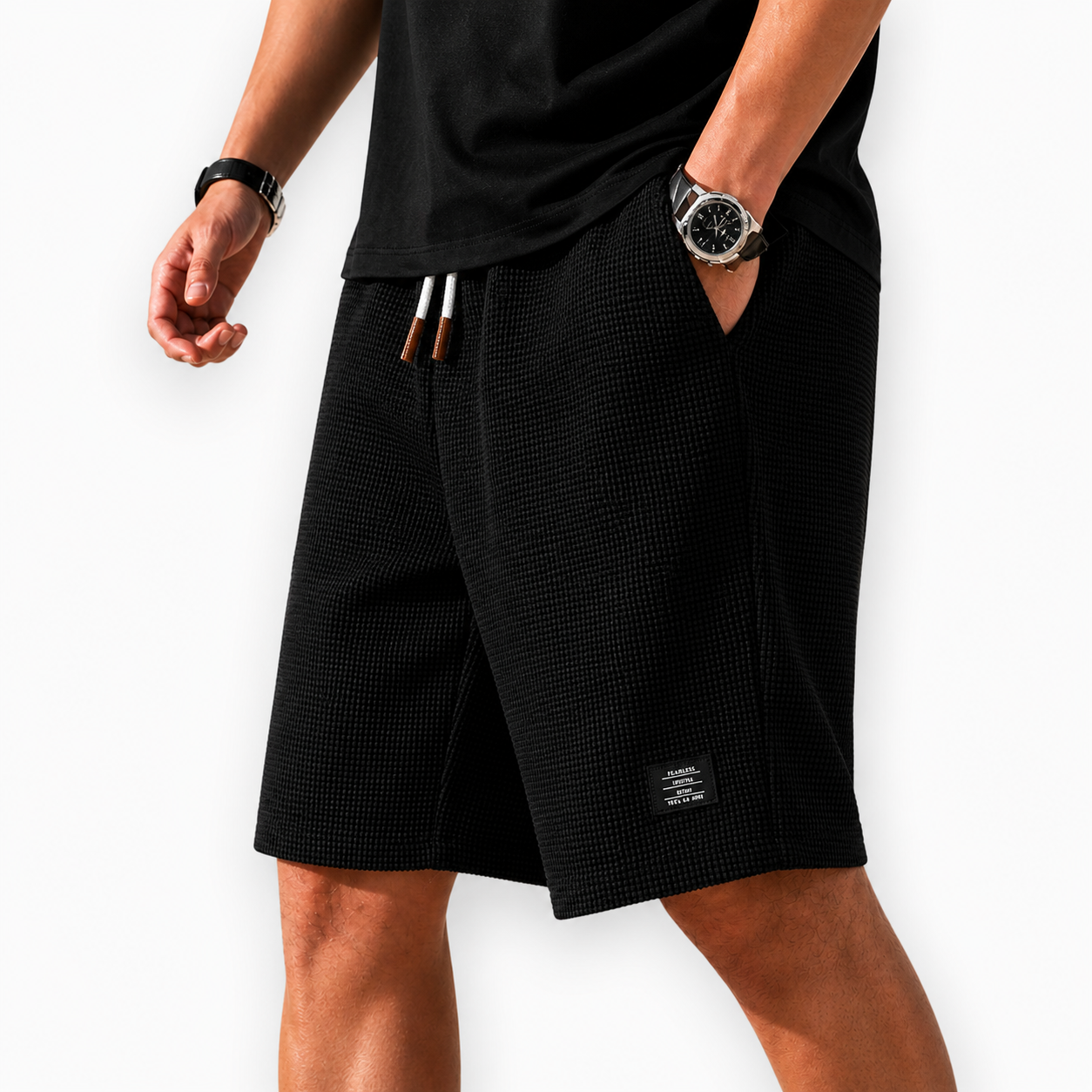 Jerrold - Leichte Shorts mit Kordelzug