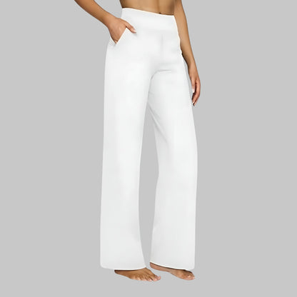 Klara - High-Waist Stretchhose mit Taschen