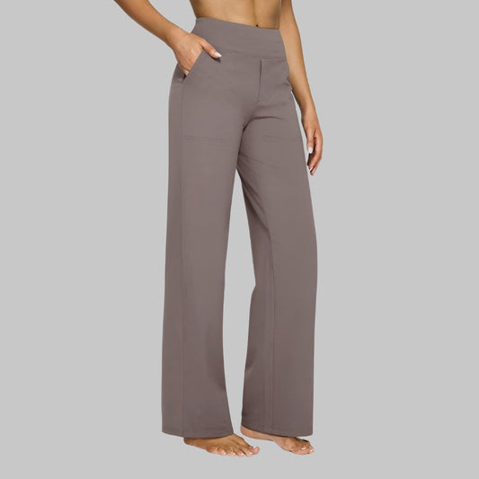 Klara - High-Waist Stretchhose mit Taschen