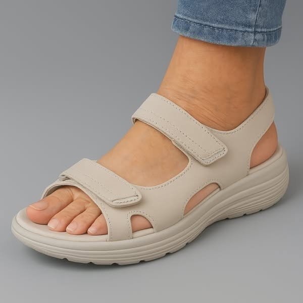 Corvella - Gepolsterte Klettsandalen