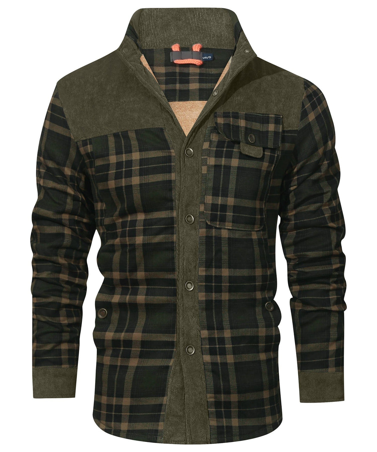 Myles - Gefütterte Karo-Flanelljacke