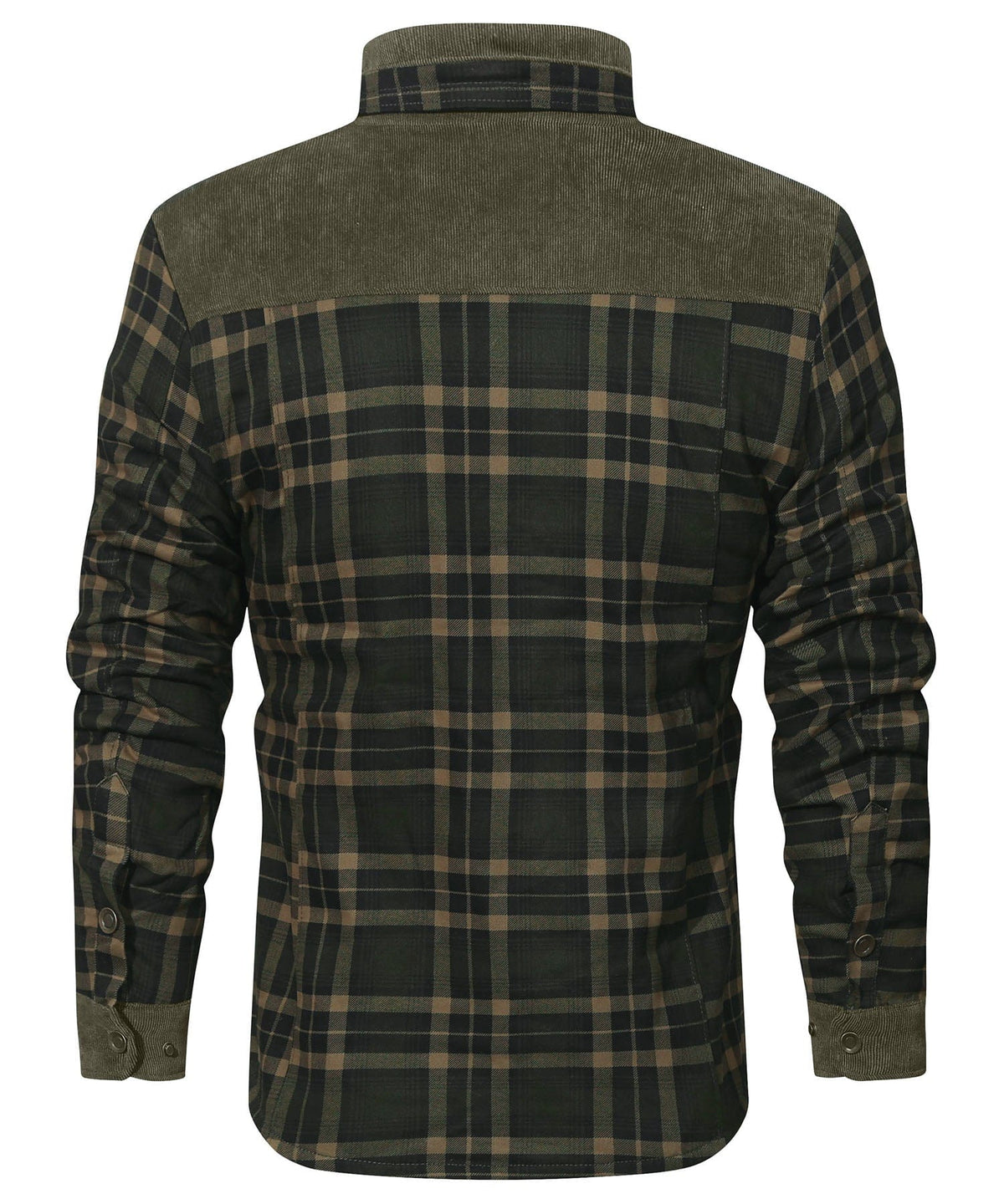 Myles - Gefütterte Karo-Flanelljacke