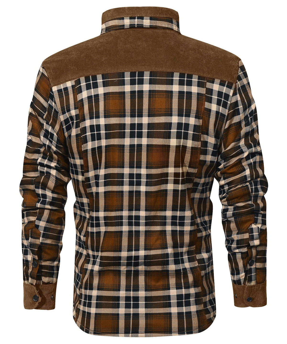 Myles - Gefütterte Karo-Flanelljacke