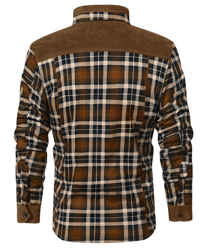 Myles - Gefütterte Karo-Flanelljacke