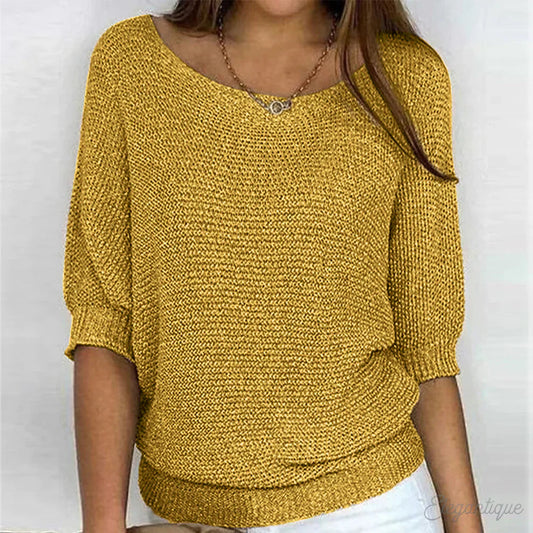 Liviana - Leichter Zopfstrick Pullover