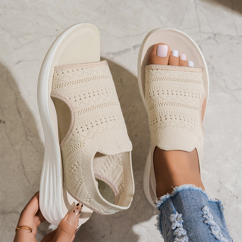 Lois - Atmungsaktive Damen-Plateausandalen