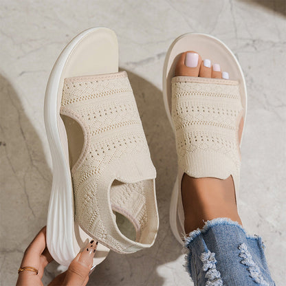 Lois - Atmungsaktive Damen-Plateausandalen