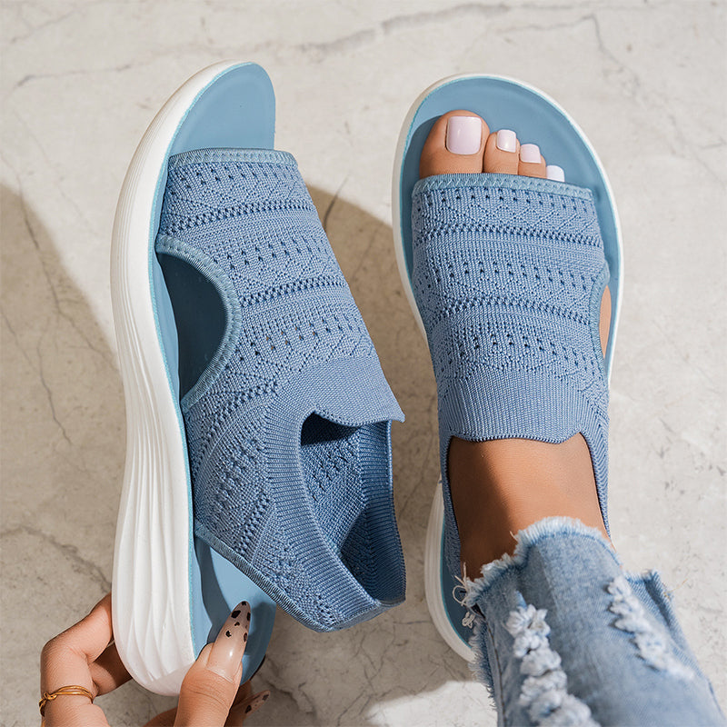 Lois - Atmungsaktive Damen-Plateausandalen