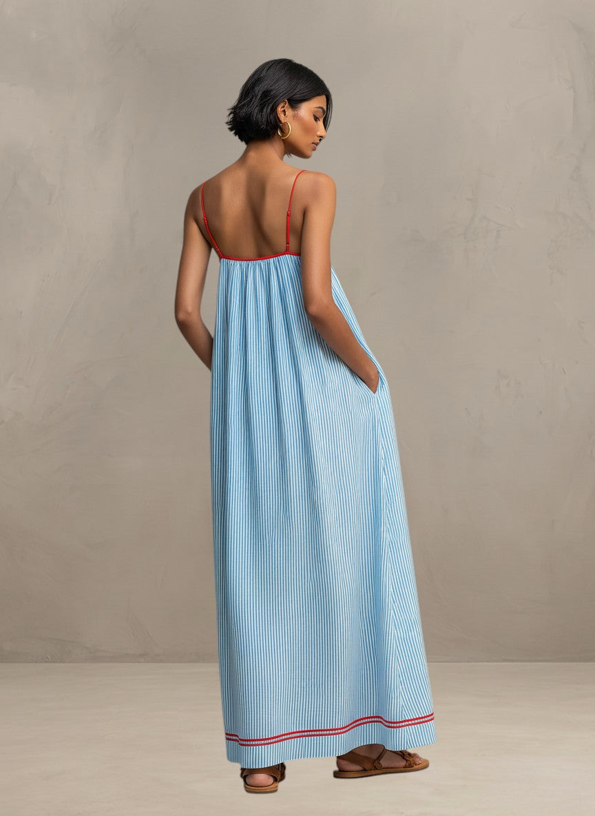 Lidia - Luftiges Sommer-Maxikleid