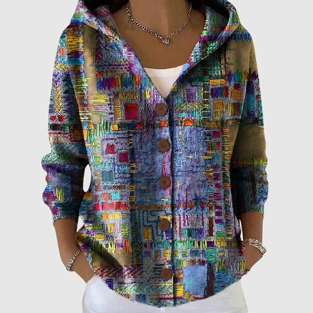 Marinella - Weicher Kapuzen-Cardigan