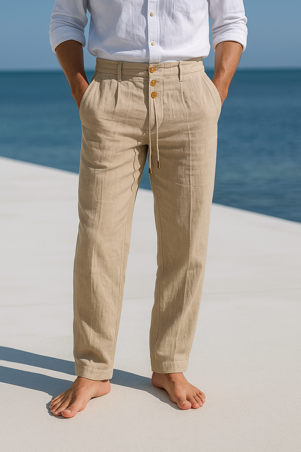 Matteo - Leichte Leinenhose